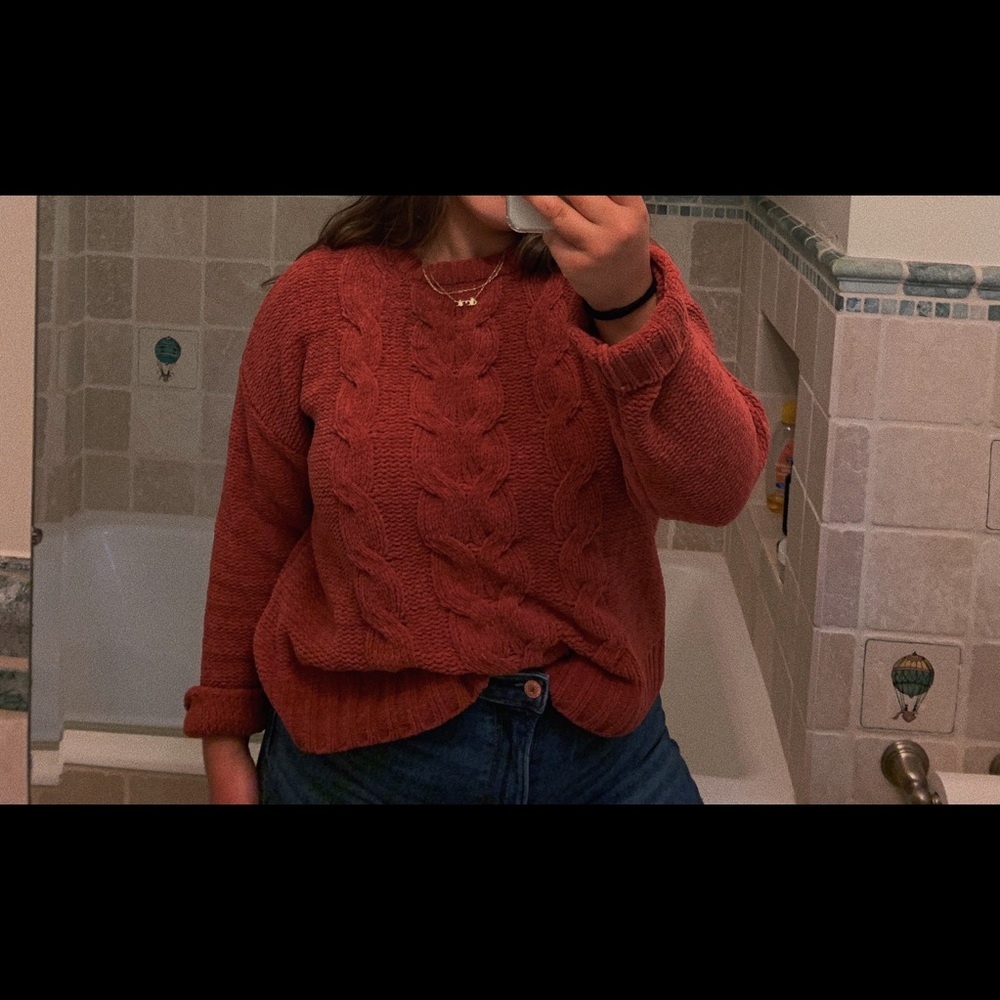 American eagle chenille sweater